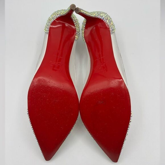 Christian Louboutin Galativi Strass Crystal Mesh 38 - Picture 13 of 13